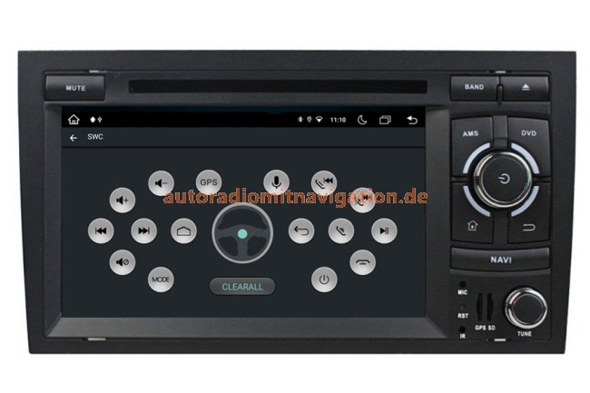 Audi A4 B6 B7 S4 RS4 Android 12 Autoradio GPS Navigationsysteme mit 8-Core  8GB+128GB Touchscreen - 7 Android 12.0 Autoradio DVD Player GPS Navigation  für Audi A4 B6 B7 S4 RS4 (2002-2009)
