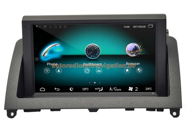 Mercedes C-Klasse W204 Android 11.0 Autoradio GPS